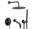 Душевая система с изливом VBI MILANO BLACK скрытого монтажа VBI  050110BL 050110BL