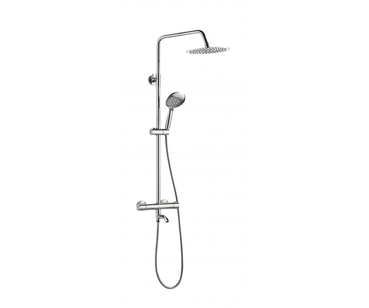 Душевой гарнитур VBI MILANO CHROME с термостатом и изливом VBI  050111CH 050111CH