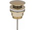 Донный клапан для раковины VBI BRUSHED GOLD click-clack универсальный VBI  059000BG 059000BG