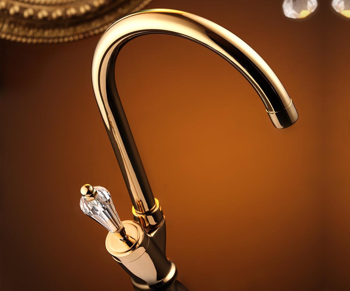 Кухонный смеситель на мойку  DIAMOND GOLD 5010202:Фото 3