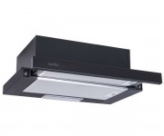 Телескопічна витяжка VENTOLUX  GARDA 50 BK (700) SLIM