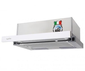 Кнопкова витяжка на кухні VENTOLUX  GARDA 50 WH/X (650) IT