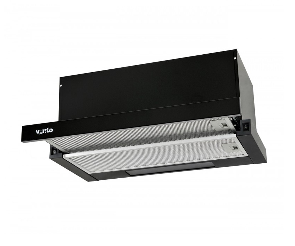 Телескопічна витяжка VENTOLUX  GARDA 60 BK (1000) H GARDA 60 BK (1000) H
