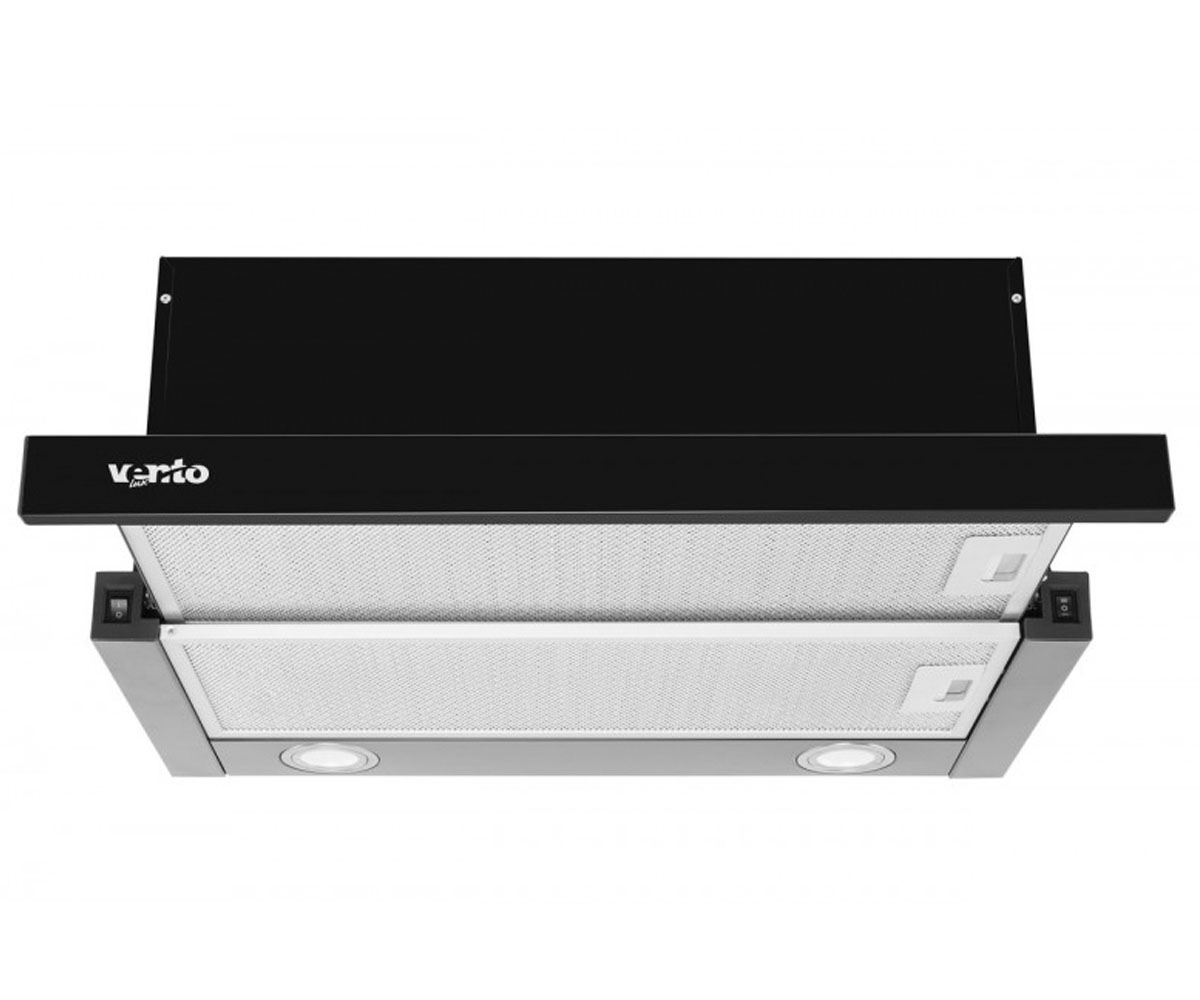 Телескопическая вытяжка  GARDA 60 BK (1000) LED:Фото 2