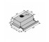Вытяжка кухонная  GARDA 60 BK (650) IT:Чертеж 