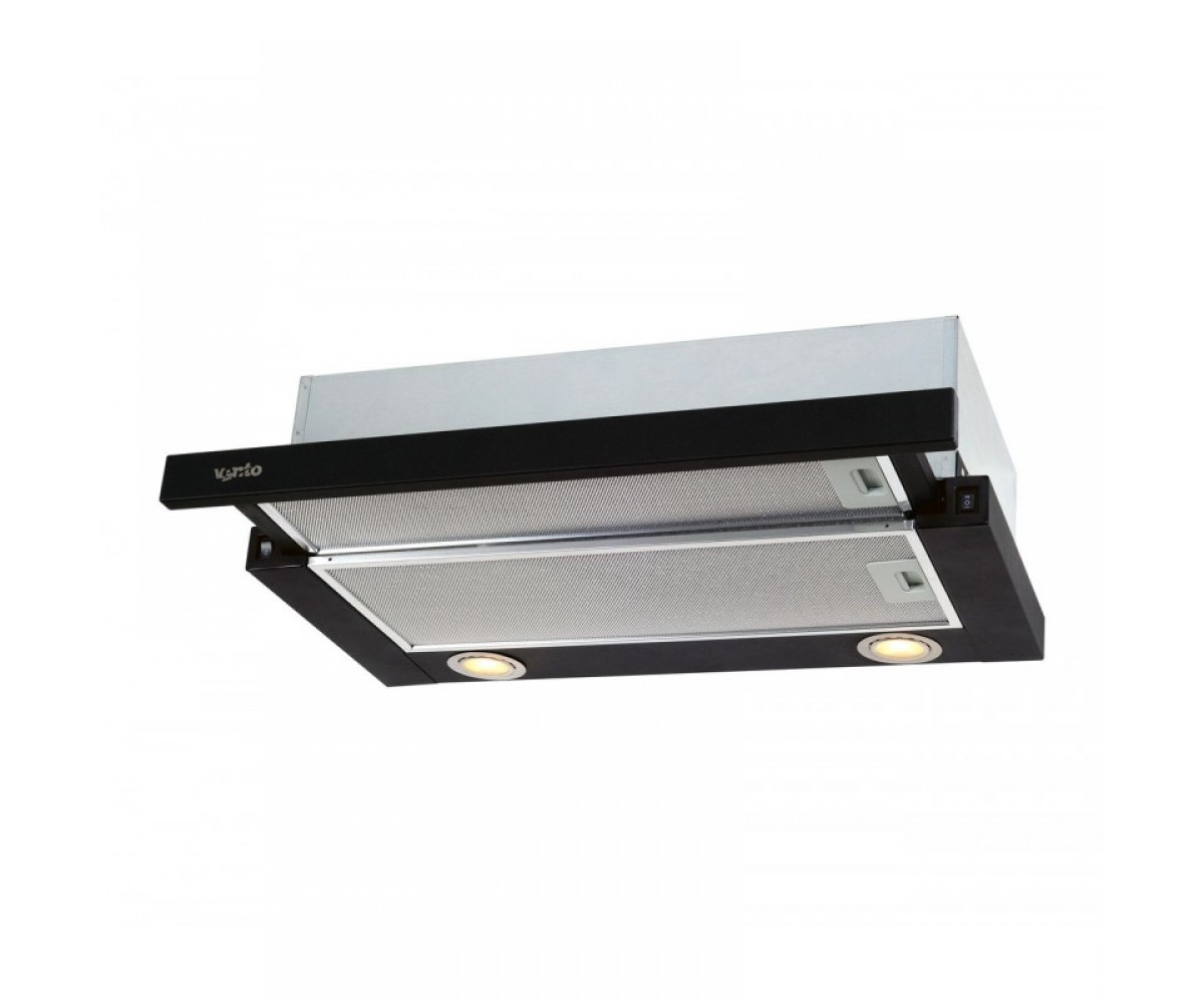 Телескопічна витяжка VENTOLUX  GARDA 60 BK (650) IT H GARDA 60 BK (650) IT H