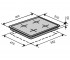 Варочная поверхность  HG640-N1G CEST (WH):Чертеж 