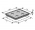 Варочная поверхность  HSF640-D3 C (BK):Чертеж 