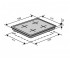 Газовая поверхность  HSF640-L3 BT (WH):Чертеж 