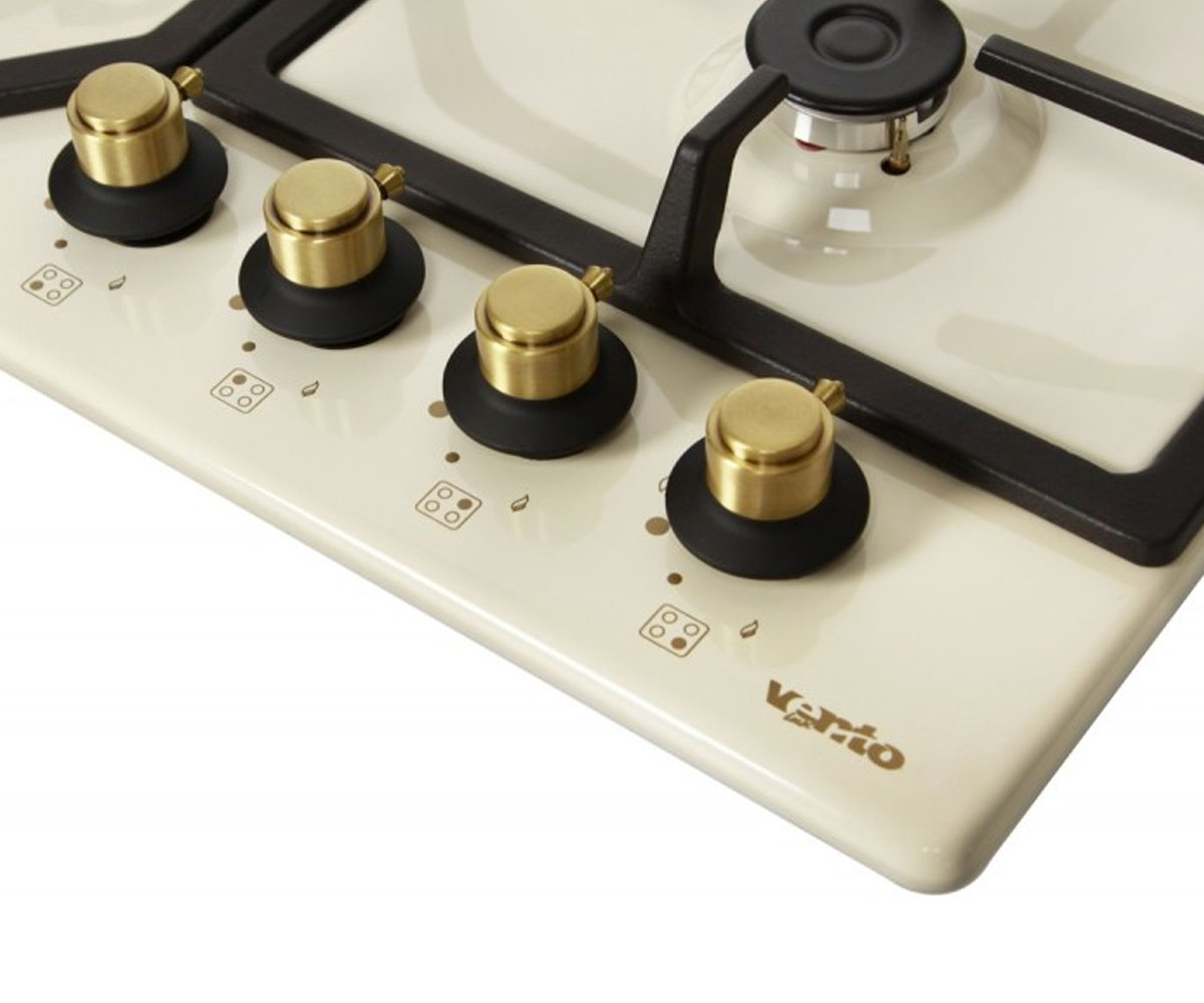 Варочная поверхность  HSF640-L3 CESBT (IVORY/BRONZE):Фото 3