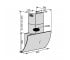 Наклонная вытяжка 60 см  SPACE 60 BK (750) TRC SD:Чертеж 