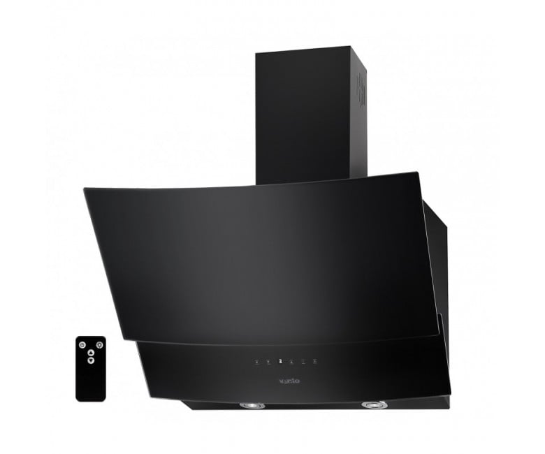 Похила витяжка VENTOLUX  WAVE 60 BK (750) TRC WAVE 60 BK (750) TRC