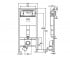 Инсталляция для унитаза  PREVISTA DRY 8524 771973:Чертеж 