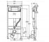 Инсталляция для унитаза 2 в 1  PREVISTA DRY 8522.10 792862:Чертеж 