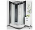 Душова лівостороння кабінка VILARTE  OQU-120X90X1850 L CHROME OQU-120X90X1850 L CHROME
