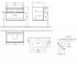 Тумба с раковиной  VENTICELLO 4104892501DH:Чертеж 