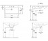 Раковина подвесная 800x470  AVENTO 415680R1:Чертеж 