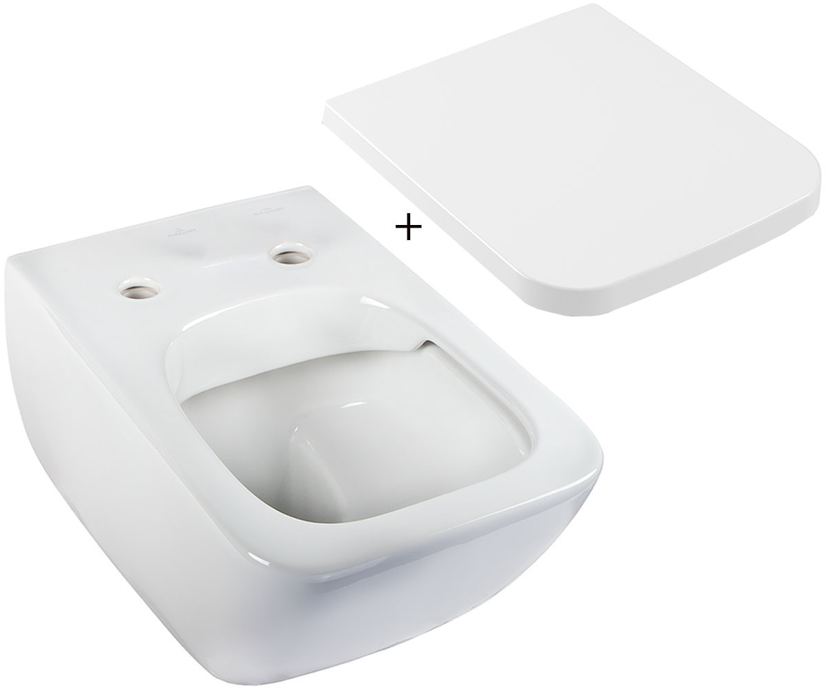 VILLEROY унітаз з сидінням  VILLEROY & BOCH VENTICELLO 4611RM01 4611RM01