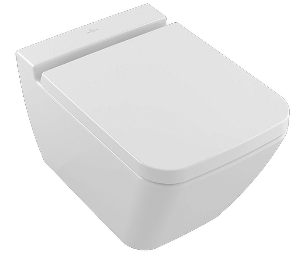 Унітаз з кришкою м`якого закриття VILLEROY & BOCH FINION 4664R0R1N 4664R0R1N