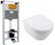 Унітаз з інсталяцією 3 в 1 VILLEROY & BOCH ARCHITECTURA 4694HR01+201010