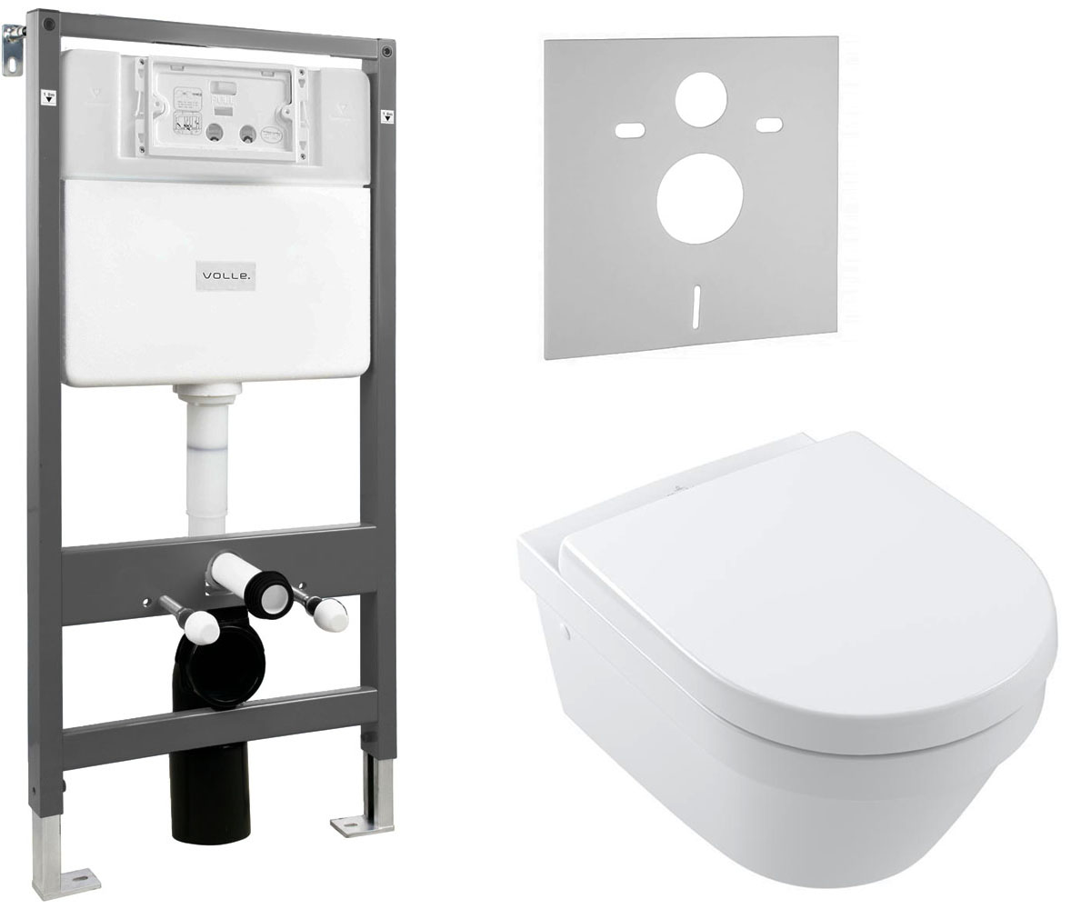 Унітаз з установкою 3 в 1 VILLEROY & BOCH ARCHITECTURA 4694HR01+212010 4694HR01+212010