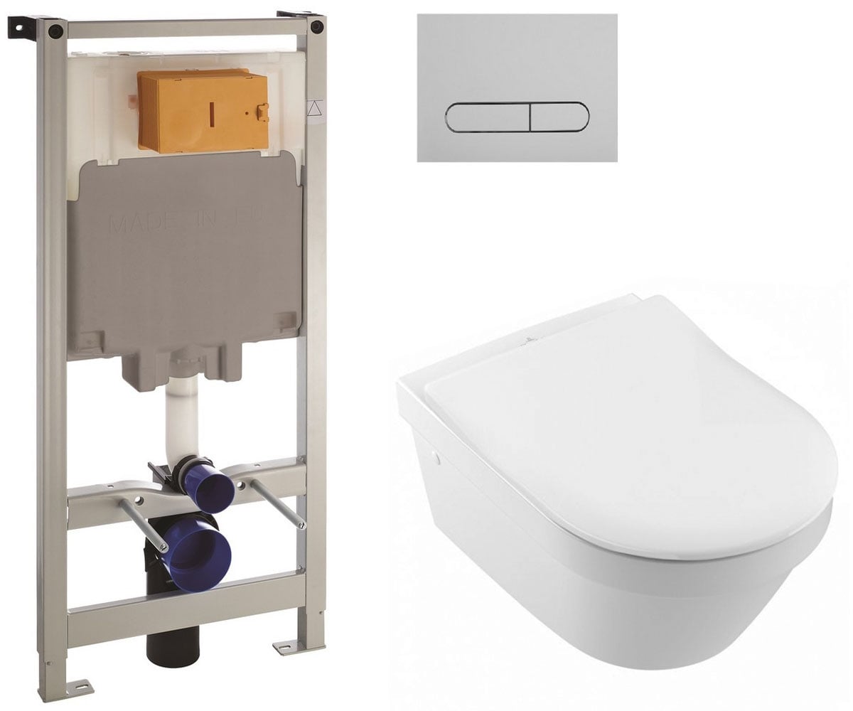 Туалет 4-в-1 VILLEROY & BOCH ARCHITECTURA 4694R001+9M70S101+141515 4694R001+9M70S101+141515