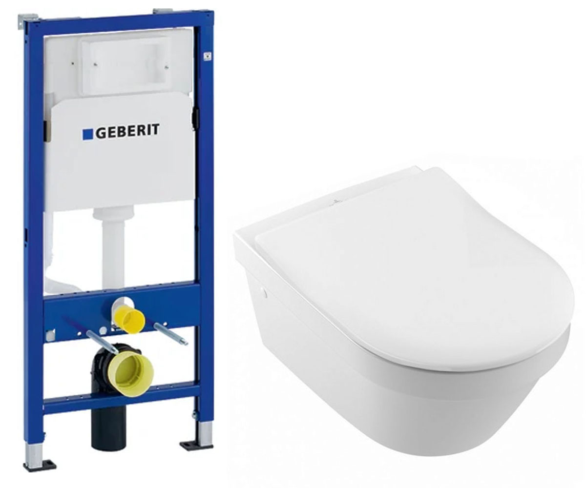 Унітаз з інсталяцією 3 в 1 VILLEROY & BOCH ARCHITECTURA 4694R001+9M70S101+458.103.00.1 4694R001+9M70S101+458.103.00.1