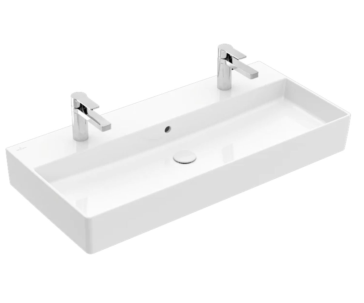 Умивальник прямокутний 100 см VILLEROY & BOCH MEMENTO 2.0 4A22A401 4A22A401
