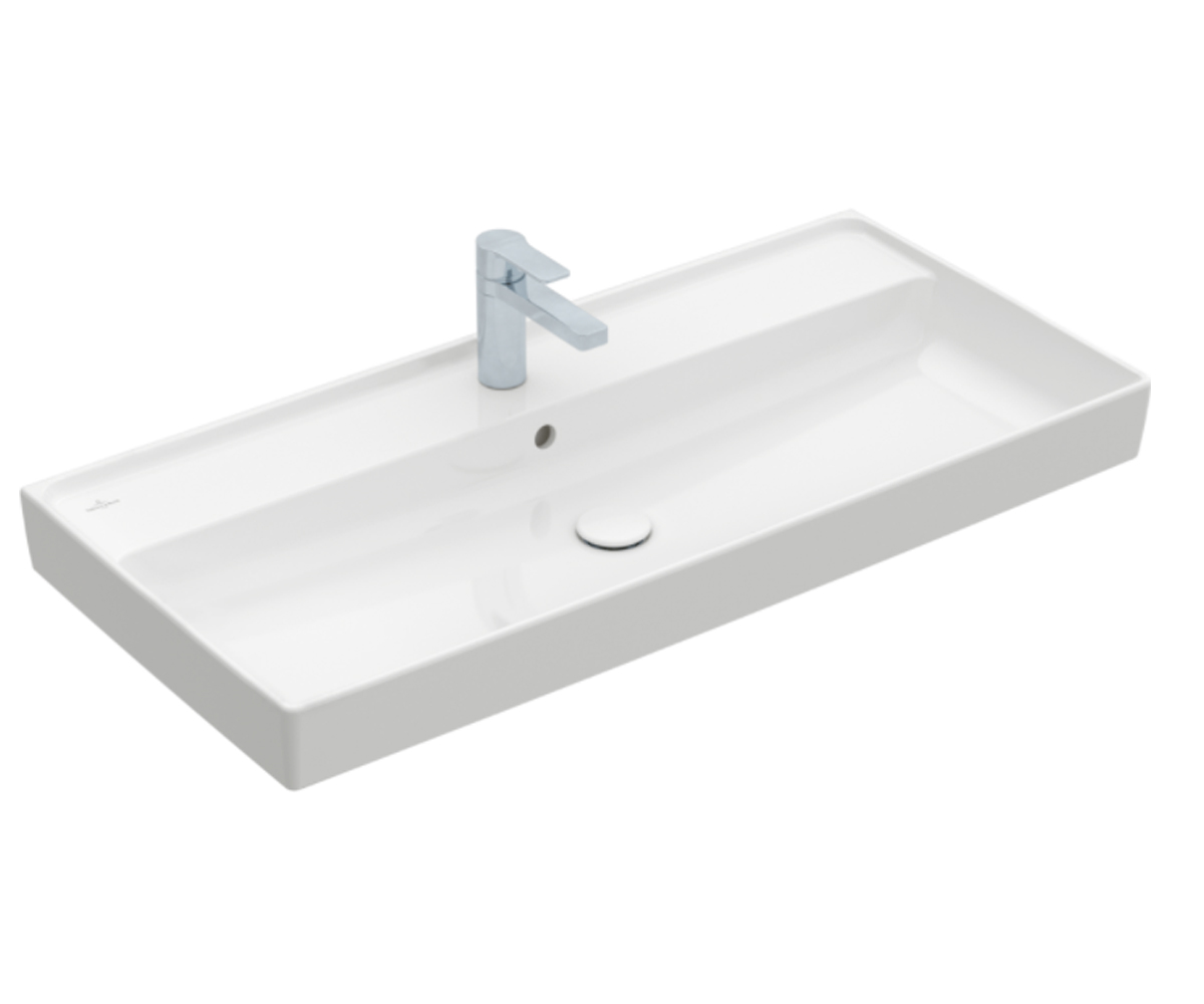 Прямокутна раковина 100 см VILLEROY & BOCH COLLARO 4A33A501 4A33A501