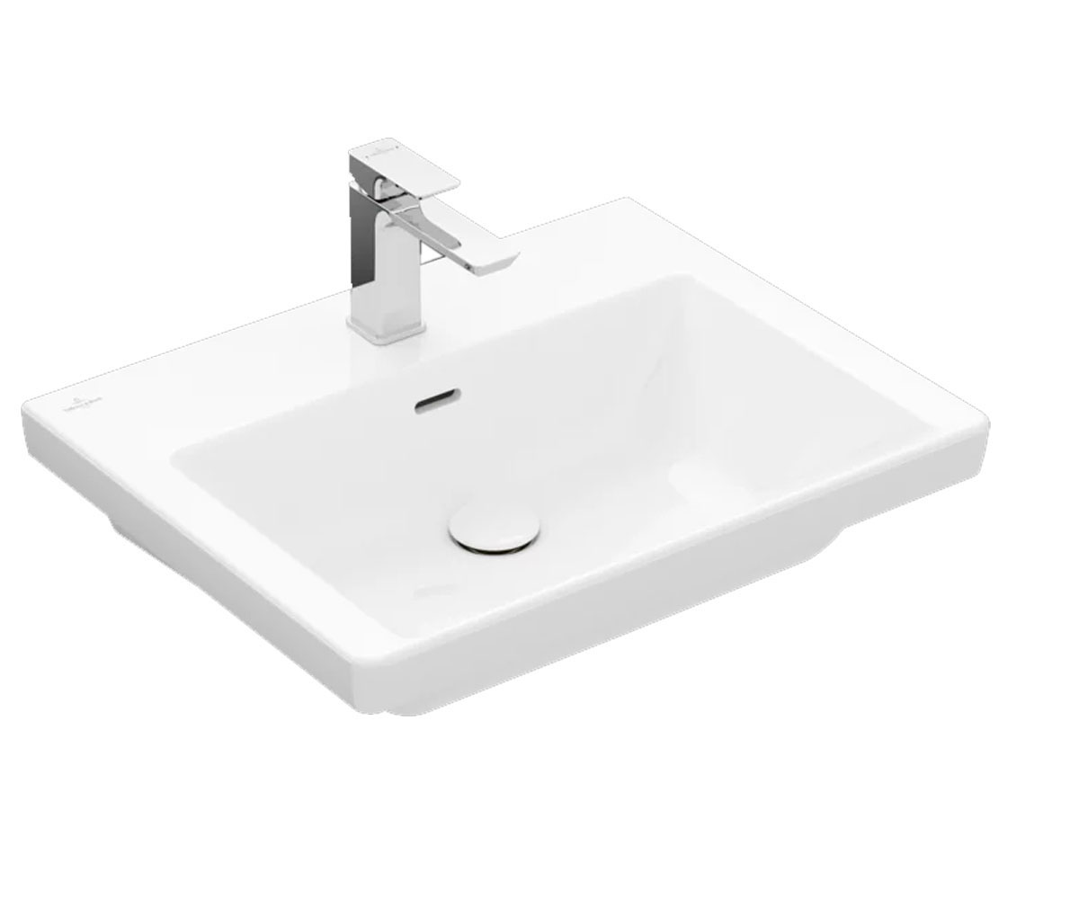 Умивальник 60 см VILLEROY & BOCH SUBWAY 3.0  4A706001 4A706001