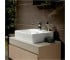 MEMENTO умивальник меблевий 60*42см, з отв, з переливом, Star White CeramicPlus  MEMENTO 51336LR2:Фото 2