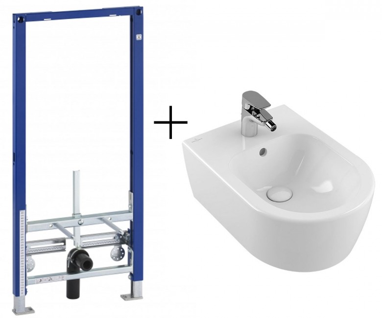 Біде з інсталяцією VILLEROY & BOCH AVENTO 54050001+111.520.00.1N 54050001+111.520.00.1N