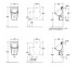 Писсуар подвесной  ARCHITECTURA 55740001:Чертеж 