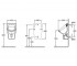 Писсуар фарфоровый  ARCHITECTURA 557405R1:Чертеж 