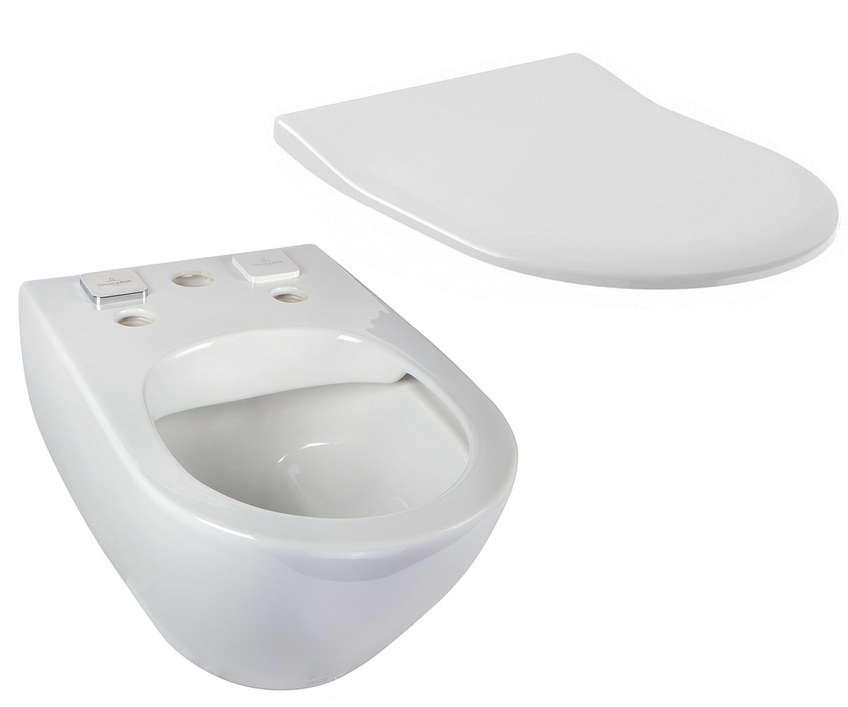 Унітаз VILLEROY & BOCH SUBWAY 2.0 5614A101+9M78S101 5614A101+9M78S101