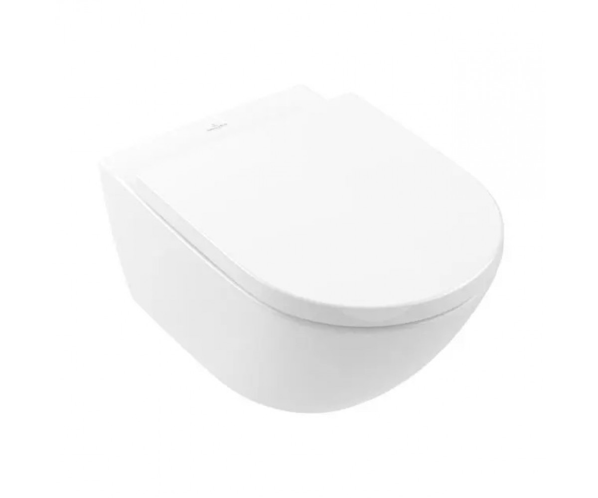 Підвісний унітаз VILLEROY & BOCH SUBWAY 2.0 5614R0RW+8M42S1RW 5614R0RW+8M42S1RW
