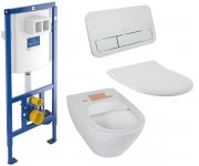 Унітаз з інсталяцією 4 в 1 VILLEROY & BOCH SUBWAY 2.0 5614R201+92246100+92249061