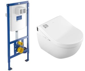 Унітаз VILLEROY 4-в-1  VILLEROY & BOCH SUBWAY 2.0 5614R4R1+V01EU801+92246100
