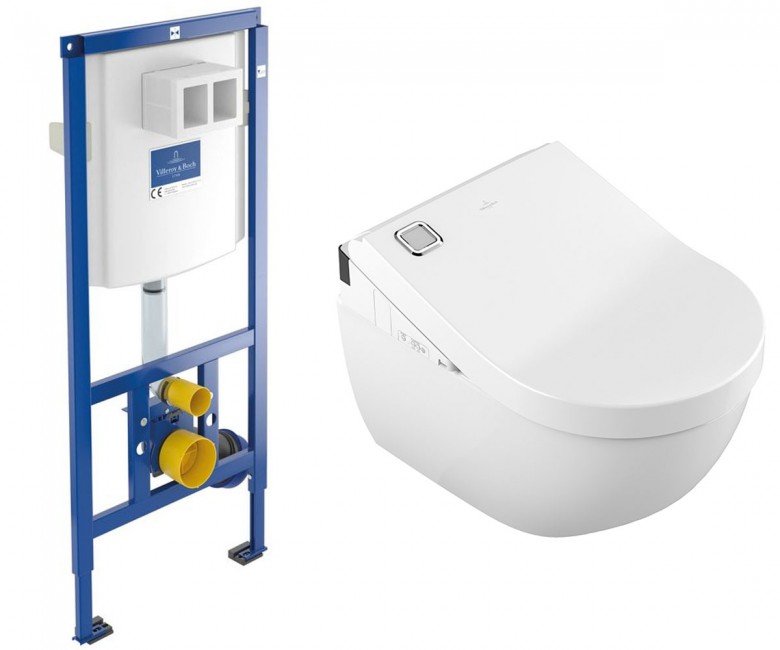 Унітаз VILLEROY 4-в-1  VILLEROY & BOCH SUBWAY 2.0 5614R4R1+V01EU801+92246100 5614R4R1+V01EU801+92246100
