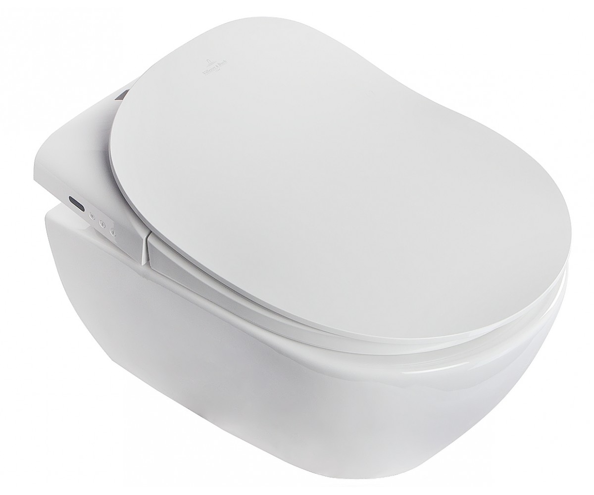 Туалет з біде VILLEROY & BOCH SUBWAY 2.0 VICLEAN 5614R5R1+V02EL401 5614R5R1+V02EL401