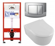 Унітаз з установкою VILLEROY & BOCH AVENTO 5656RS01+9400005