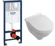 Унітаз з інсталяцією VILLEROY & BOCH O.NOVO 5660HR01+38721001