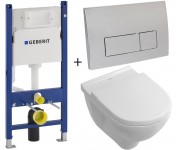 Установка з підвісним унітазом VILLEROY & BOCH O.NOVO 5660HR01+458.178.21.1N