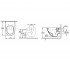 Унитаз с сиденьем soft-close  VERITY DESIGN 5671H101:Чертеж 