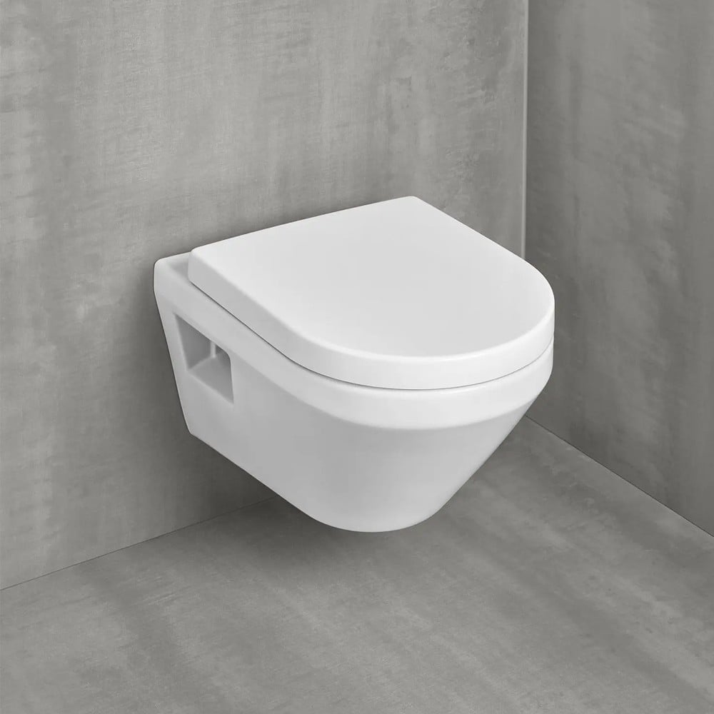 5684CL01 OMNIA ARCHITECTURA Унітаз підвісний + Кришка, турбозмив twistflush, білий (1 сорт) VILLEROY & BOCH  5684CL01 5684CL01