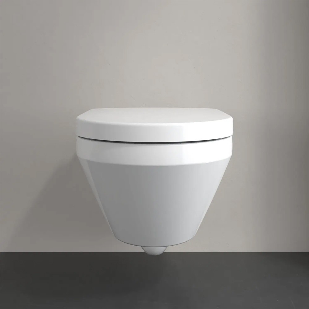 5684CL01 OMNIA ARCHITECTURA унітаз підвісний + кришка, турбозмив twistflush, білий (1 сорт)  5684CL01:Фото 4