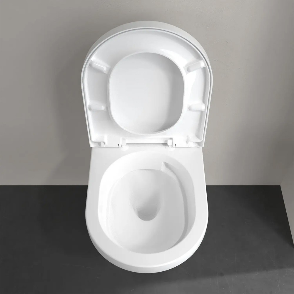 5684CL01 OMNIA ARCHITECTURA унітаз підвісний + кришка, турбозмив twistflush, білий (1 сорт)  5684CL01:Фото 9