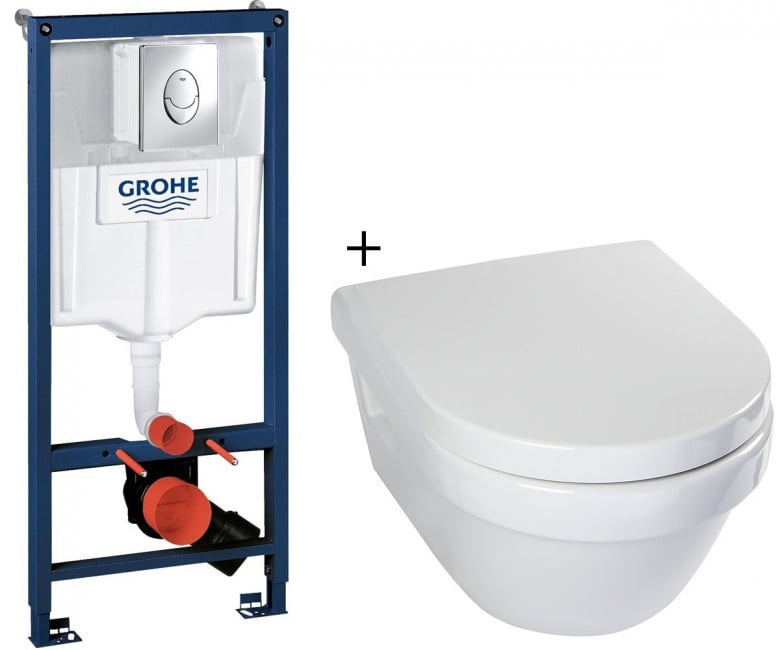 Установка з унітазом VILLEROY & BOCH ARCHITECTURA 5684H101+38721001 5684H101+38721001