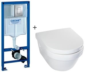 Унітаз з установкою VILLEROY & BOCH ARCHITECTURA 5684H101+38772001