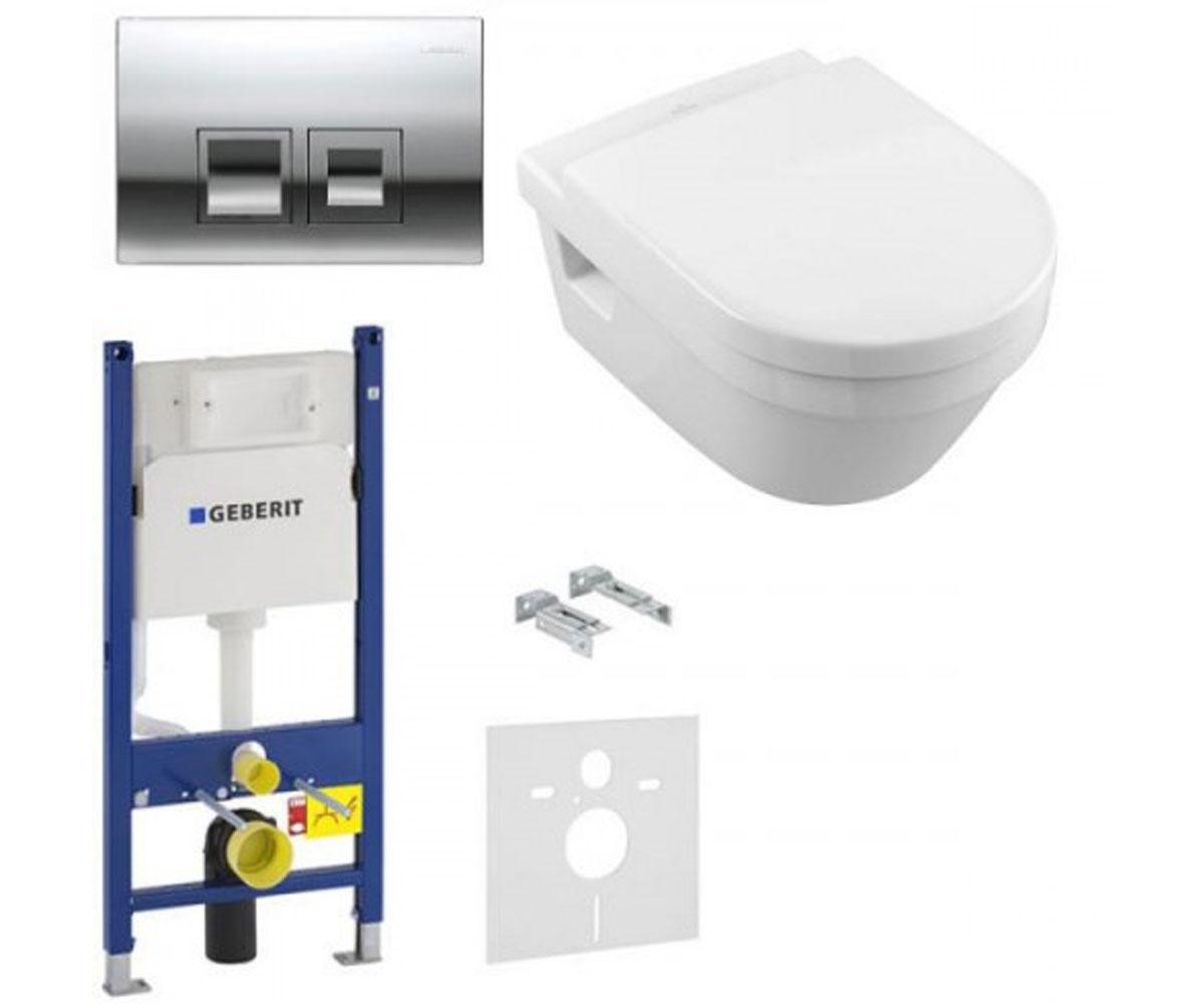 Установка унітазу VILLEROY & BOCH  5684H101+458.126+115.135.21.1 5684H101+458.126+115.135.21.1